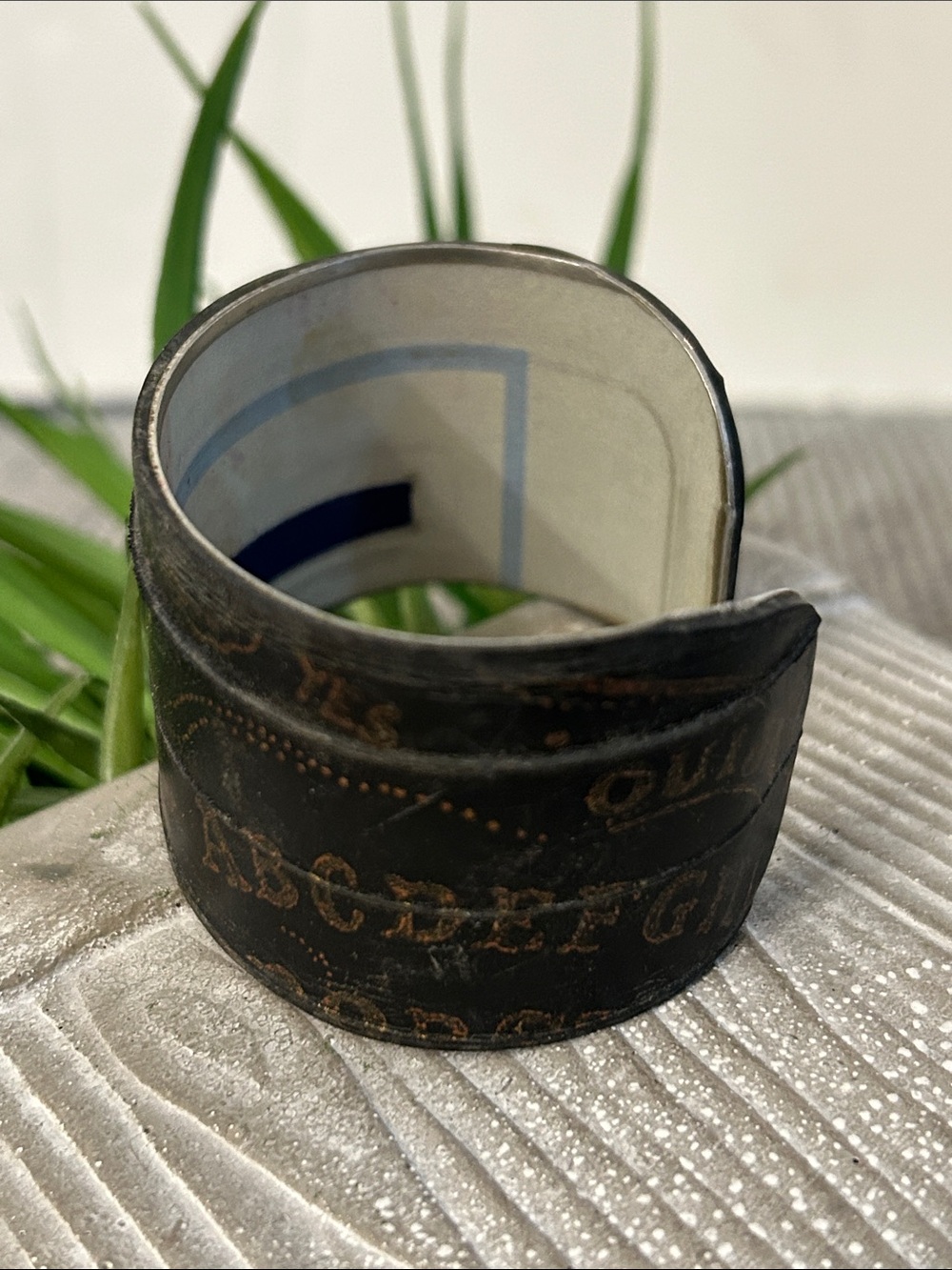 ❌last chance!❌  vintage ‘93 License plate Cuff Bracelet with numbers & letters - Picture 3 of 10